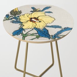 Hibiscus by Kōno Bairei Side Table