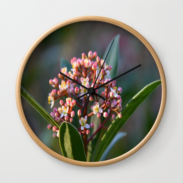 Pretty in Spring Wall Clock