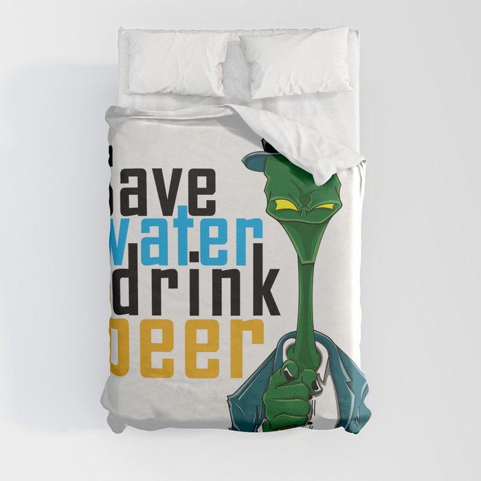 Save Water Duvet Cover