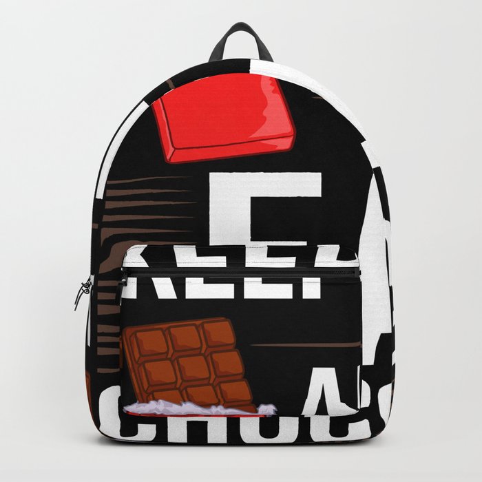 Chocolate Candy Bar Choco Dark Keto Backpack