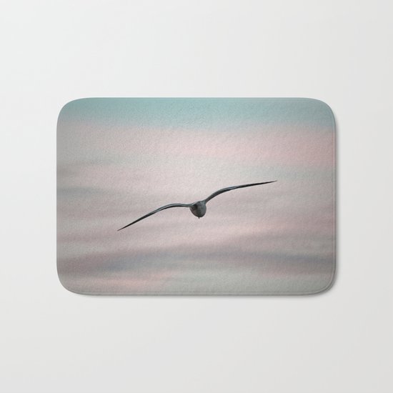 Twilight Seagull Bath Mat
