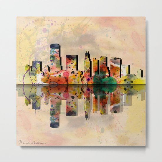 miami Metal Print