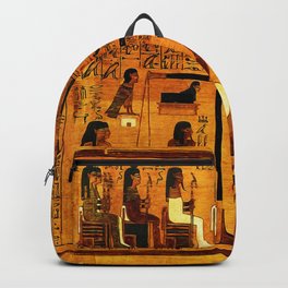 XTGOO Egyptian Scarab Print Canvas Backpacks Classic Backpack