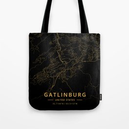 Gatlinburg, United States - Gold Tote Bag