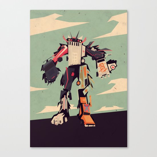 famous car monster Canvas Print