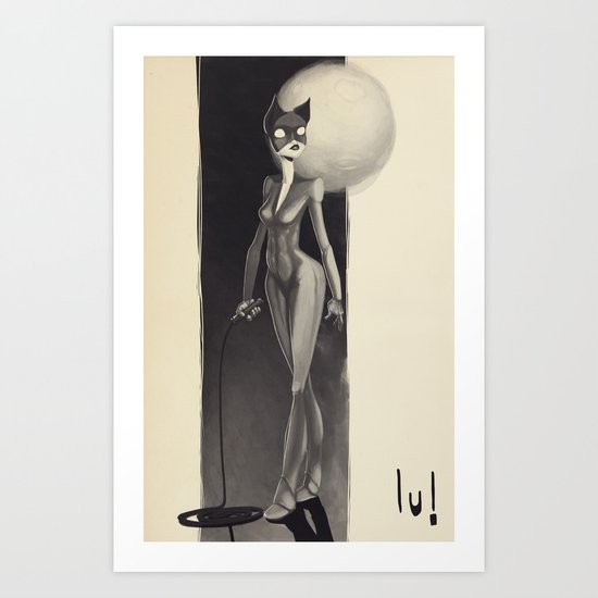 Catwoman Art Print