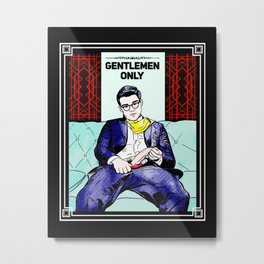 Gentlemen Only Metal Print | Painting, Suitandtie, Gentleman, Twunk, Glasses, Twink, Gentlemen, Gentlemenonly, Digital, Gay 