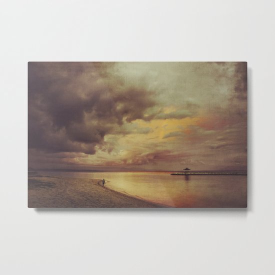 Walk Alone Metal Print