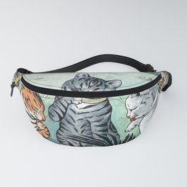 What Shall we do with the Feathers by Louis Wain Fanny Pack
