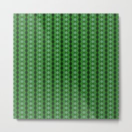 abstract pattern with paint texture in green colors Metal Print
