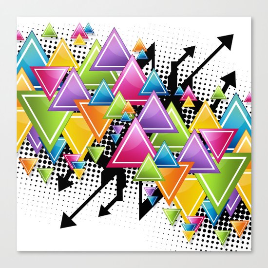 Vector Funk! Canvas Print