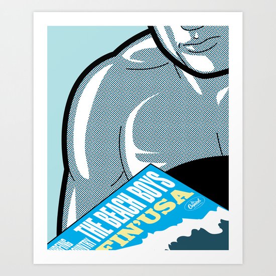 The Secret Life of Heroes - Silver Song Art Print