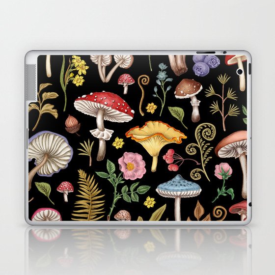 Botanical Mushroom #10 Laptop & iPad Skin