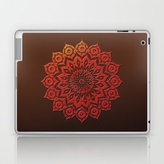 okshirahm woodcut Laptop & iPad Skin