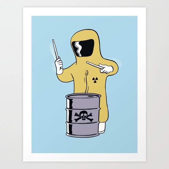 Toxic Beats Art Print