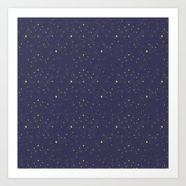 Fireflies Dance, Summer Stargazing Collection Art Print