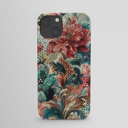Flower Power Glitch iPhone Case