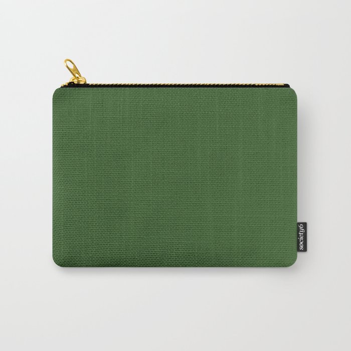 Shoreline Shadows ~ Leaf Green Coordinating Solid Carry-All Pouch