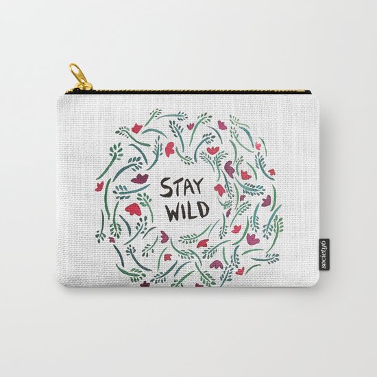 Stay Wild Carry-All Pouch