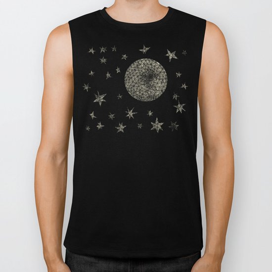Moon and Stars Biker Tank