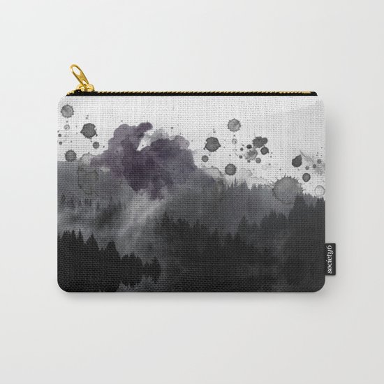 Watercolor forest reflections -abstract Carry-All Pouch