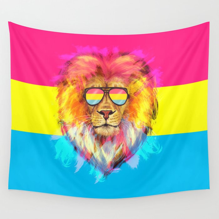 The Pan Lion Pride Wall Tapestry