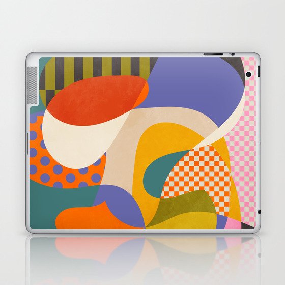 minimal shapes abstract Laptop & iPad Skin