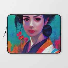 Geisha, Portrait Laptop Sleeve