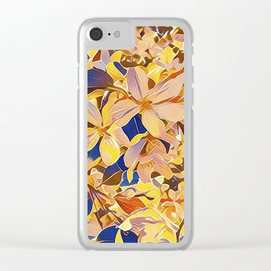 Abstract 137 Clear iPhone Case