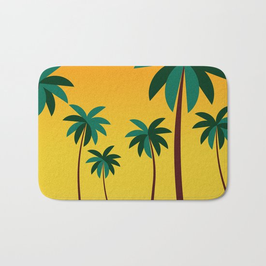Palm Trees Bath Mat