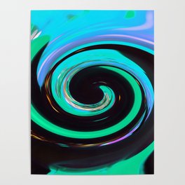 Swirling colors 02 Poster