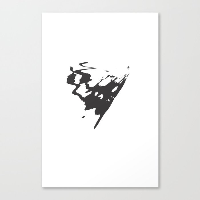 Butterfly Minimal Abstract Canvas Print