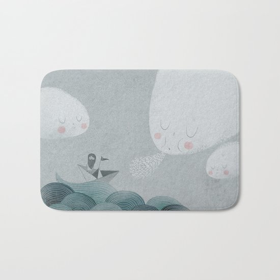 Blowing by the Wind Bath Mat