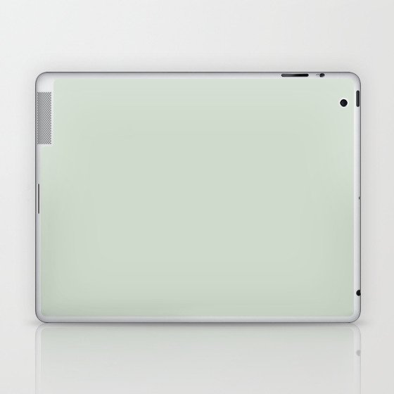 Green-White Leek Laptop & iPad Skin