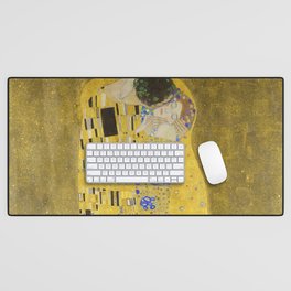 Gustav Klimt - The Kiss Desk Mat