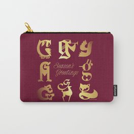 Season's Greetings Carry-All Pouch