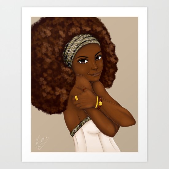 Loving Me Art Print