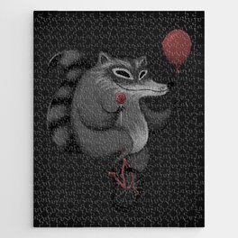 Raccoon with Balloon Jigsaw Puzzle