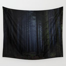 The Dark & Eerie Woods (Color) Wall Tapestry