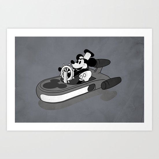 steamboat wars. Art Print
