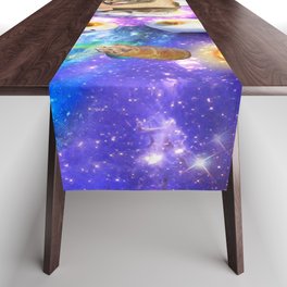 Toast Space Cat  Table Runner