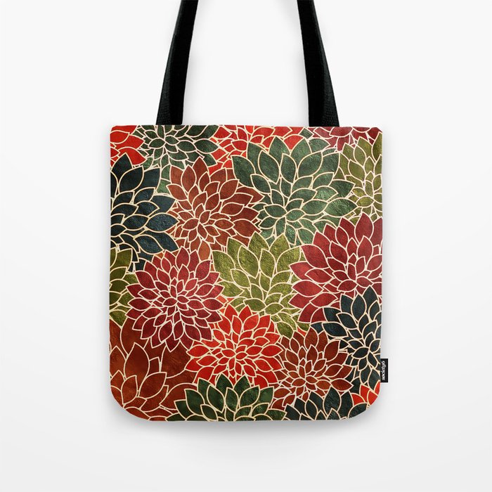 Floral Abstract 7 Tote Bag