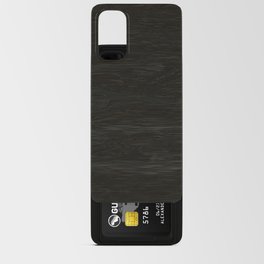 Black Wood Android Card Case