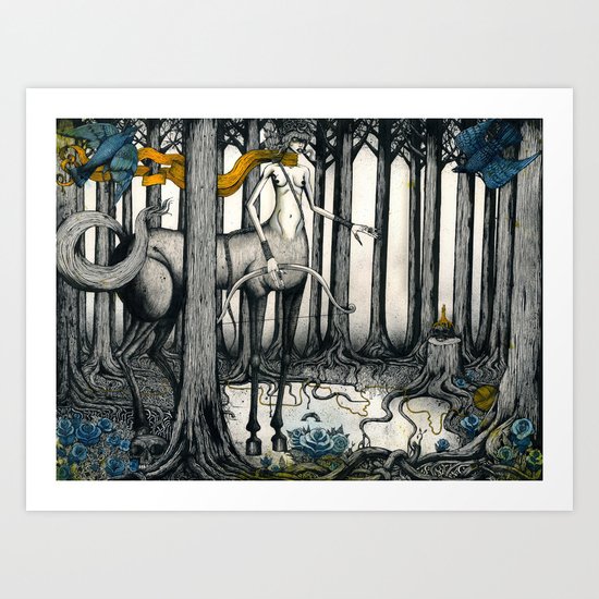 Kentauride. Art Print