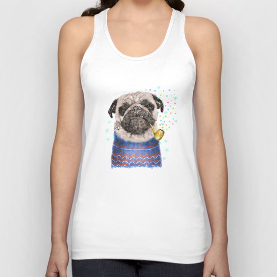 Mr.Pug II Unisex Tank Top