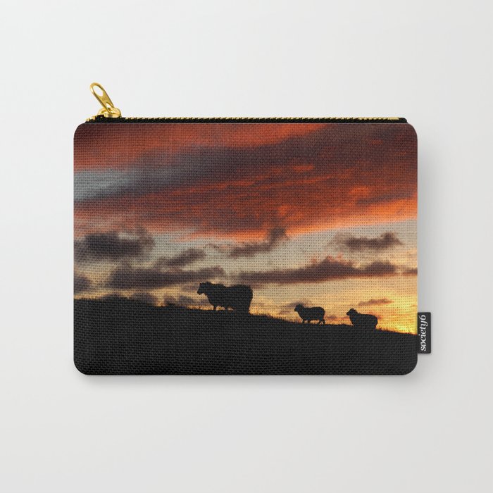 Midnight sun Icelandic sheep Carry-All Pouch