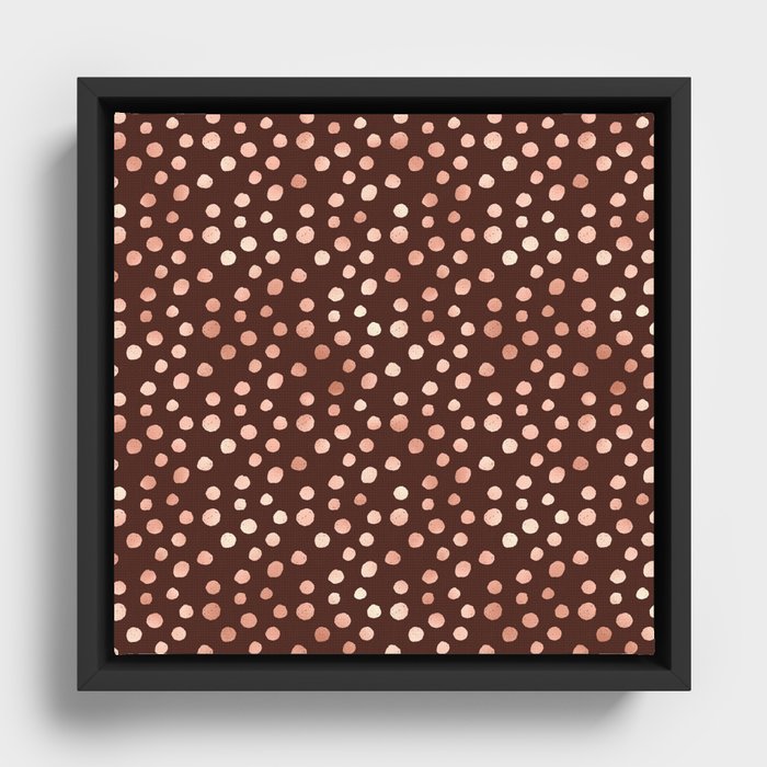 Beatiful Pattern Design Framed Canvas