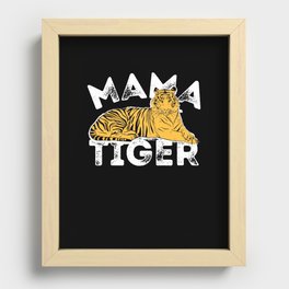 Mama Tiger Recessed Framed Print