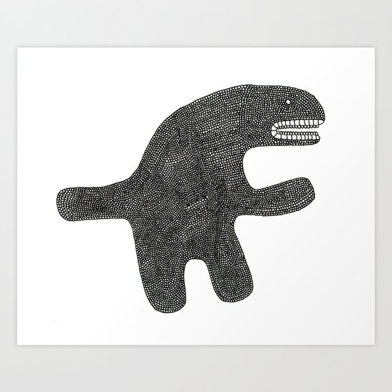 I'm not dangerous Art Print