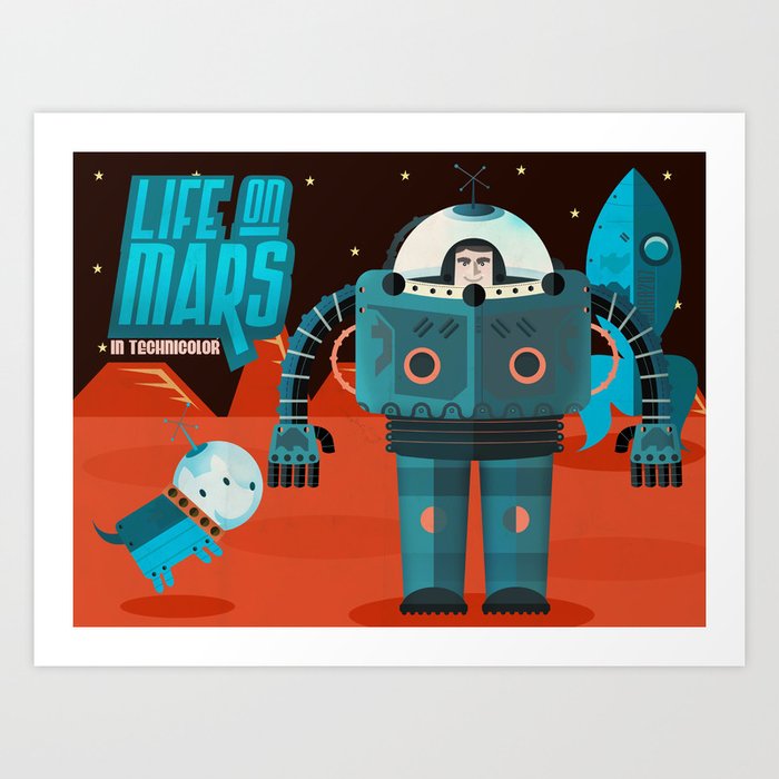 Life on mars Art Print